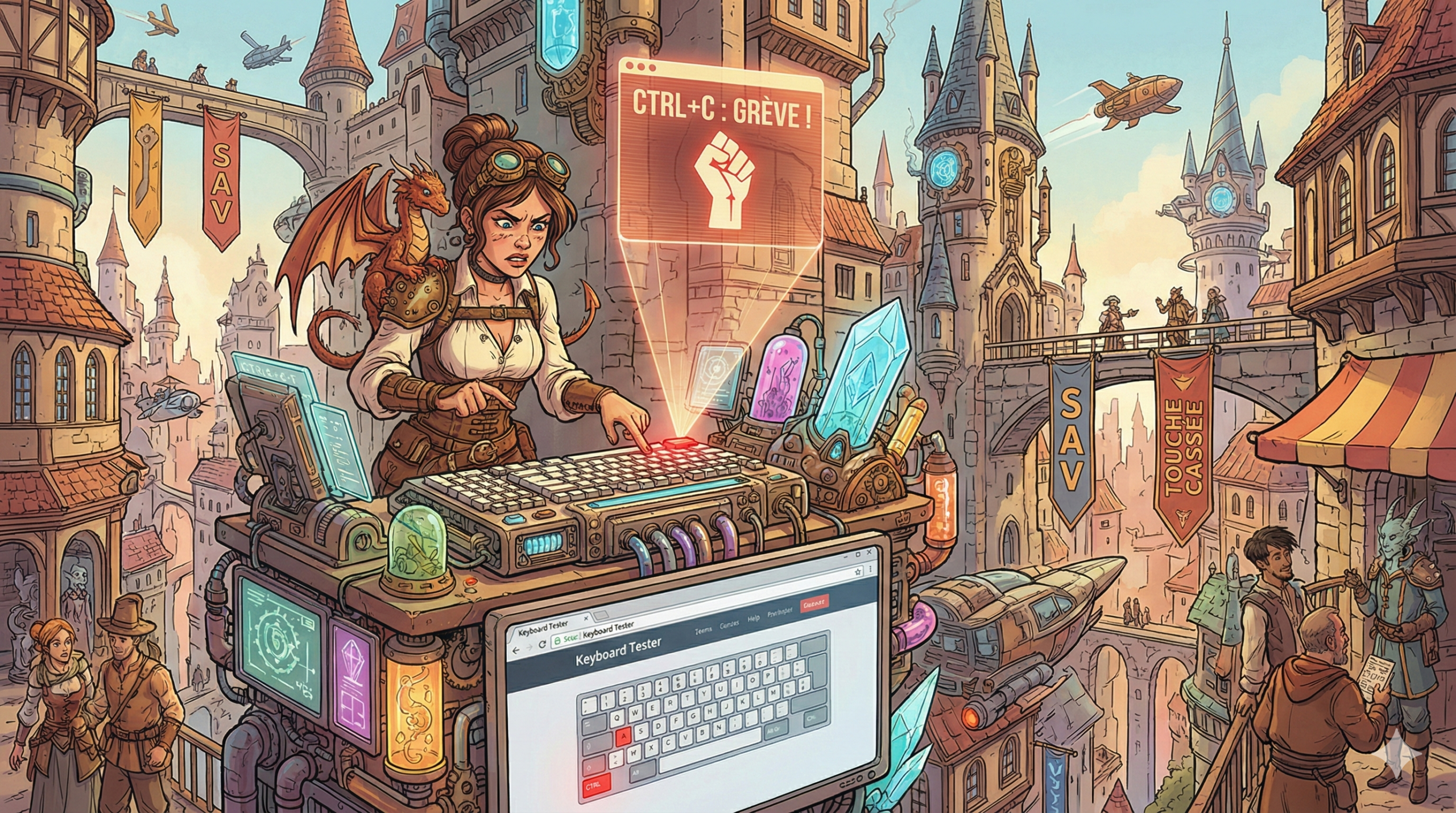 CTRL+C ne marche plus ? Testez votre clavier avant d’accuser Windows