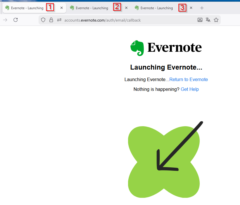 Evernote – Trop dur de se connecter