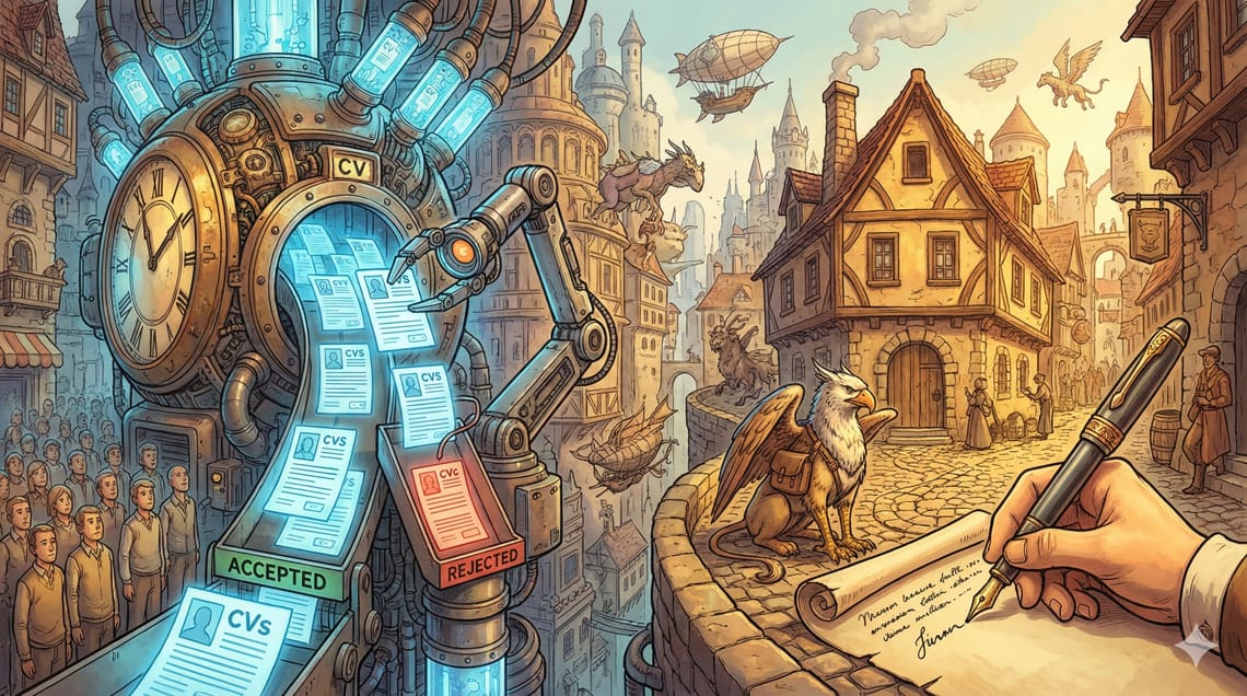 Lettre de motivation : l&rsquo;IA contre l&rsquo;encre