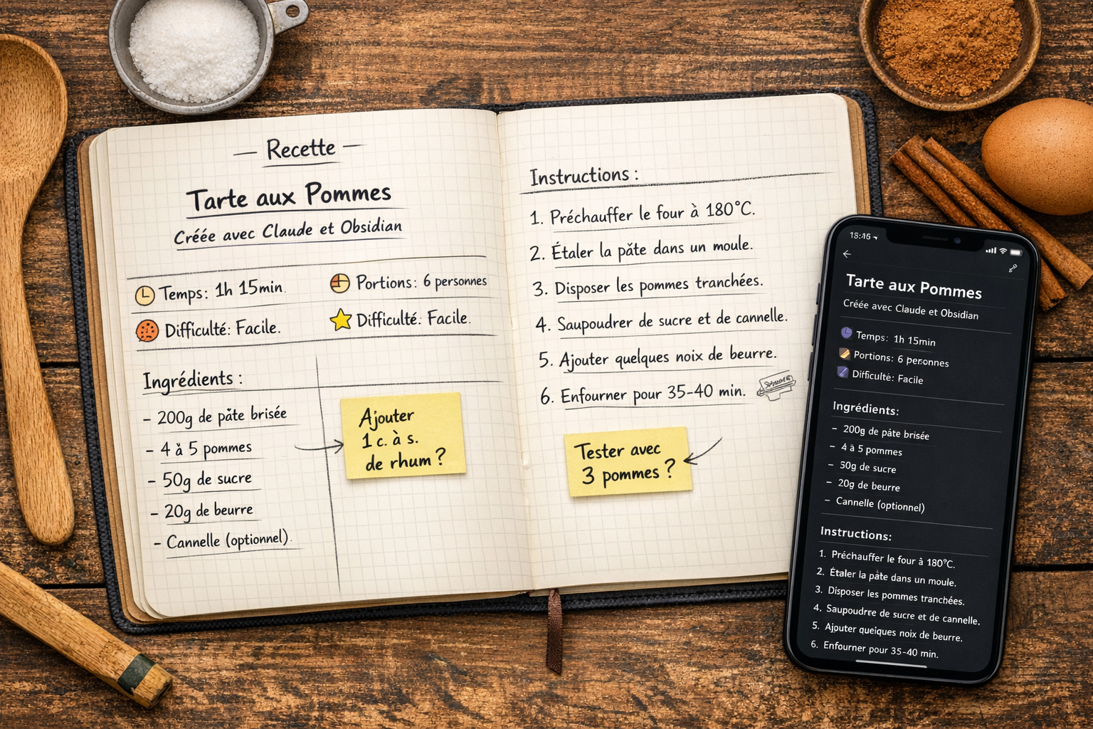 Capturer mes recettes avant qu&rsquo;elles ne disparaissent