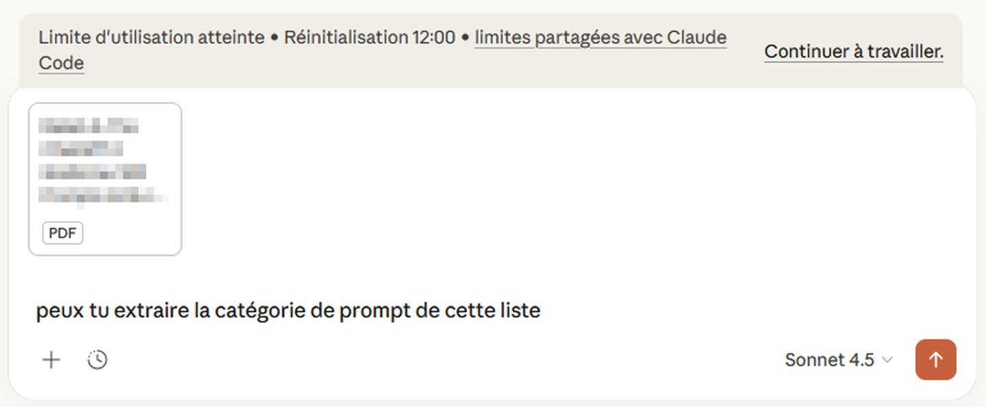 Interface Chat Claude bloquee - limite partagee avec Claude Code